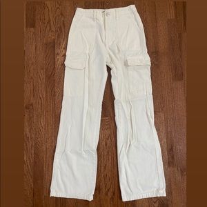 Zara Cargo Pants White
